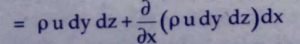 Derivation of continuity equation Derivation of continuity equation
