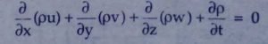 Derivation of continuity equation Derivation of continuity equation